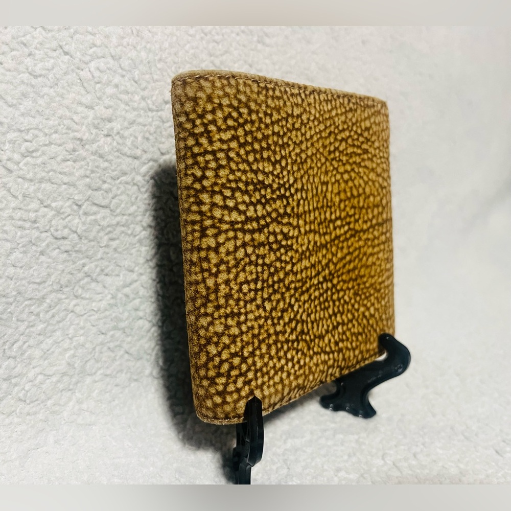 Borbonese Squail Suede Compact Wallet - Picture 2 of 11
